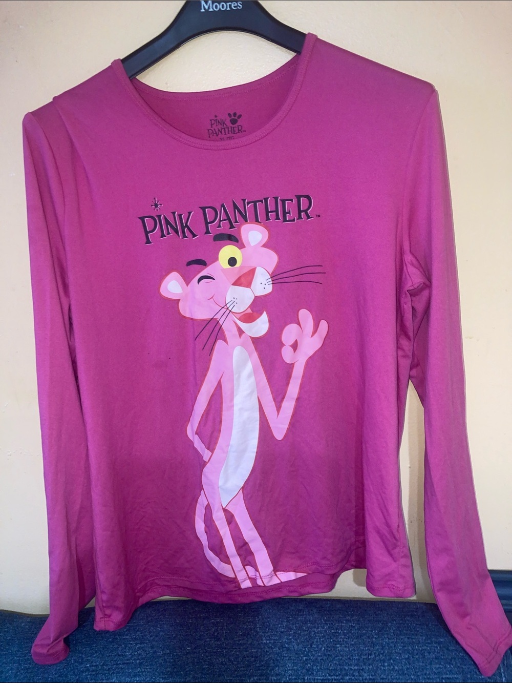 Pink Panther Long Sleeve Graphic Tee - Pink
